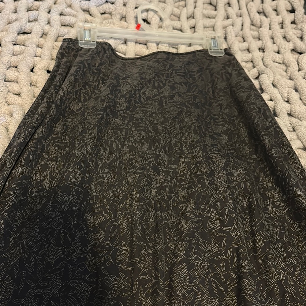 Printed midi skirt